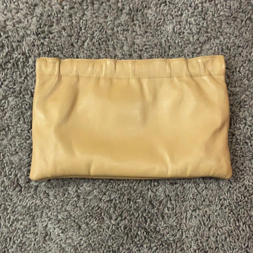 Tan Clutch
